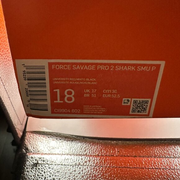Nike Force Savage Pro 2 Shark SMU “Ohio State PE” Size 18 - Picture 7 of 9